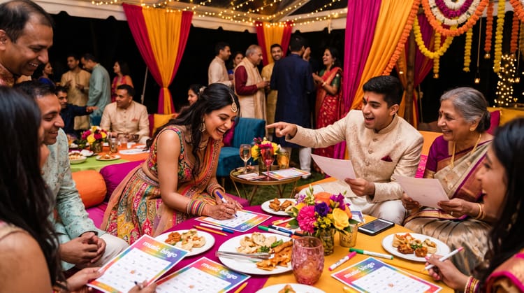 Printable Sangeet Games: 8 to Print and Play