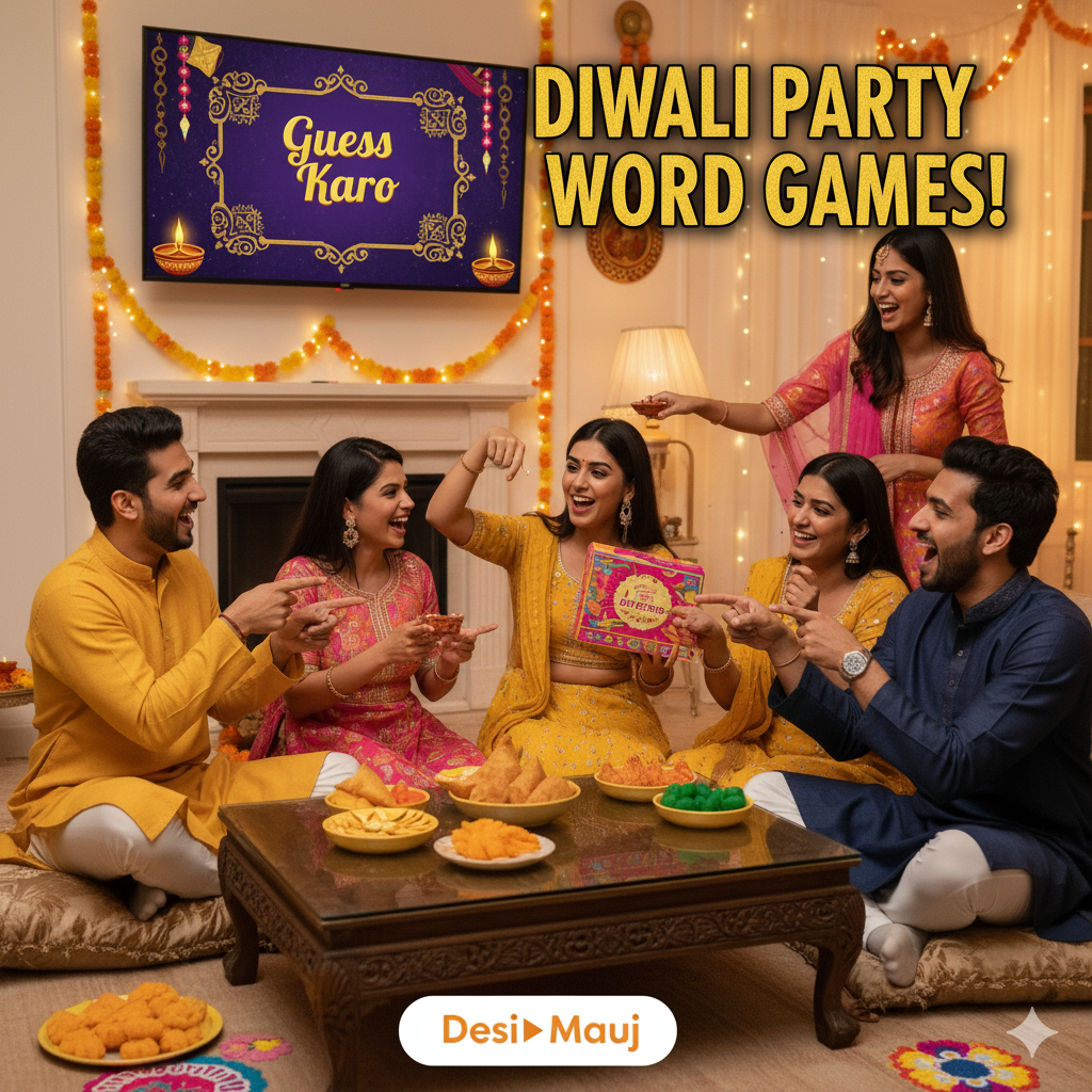 Diwali Party Games Word List: Guess Karo's Festive Fun