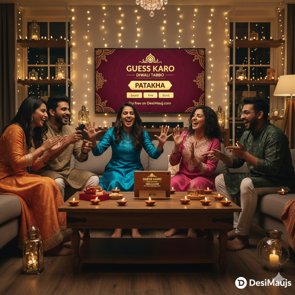 Diwali Themed Taboo for Adults: Guess Karo Party Fun!