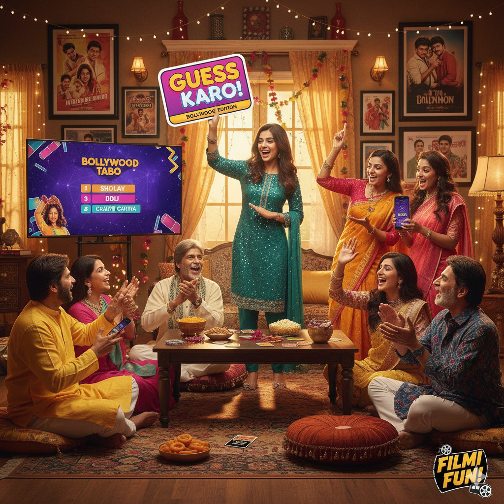 Guess Karo: Your Ultimate Bollywood Party Games Word List