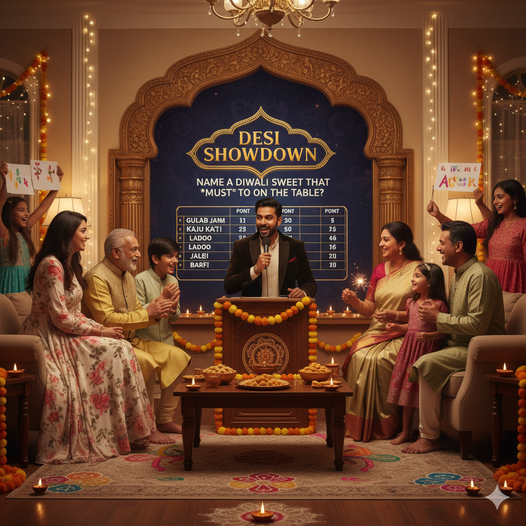 Desi Family Feud Diwali Edition: Settle the Sweet Debate & Unite Your Family!