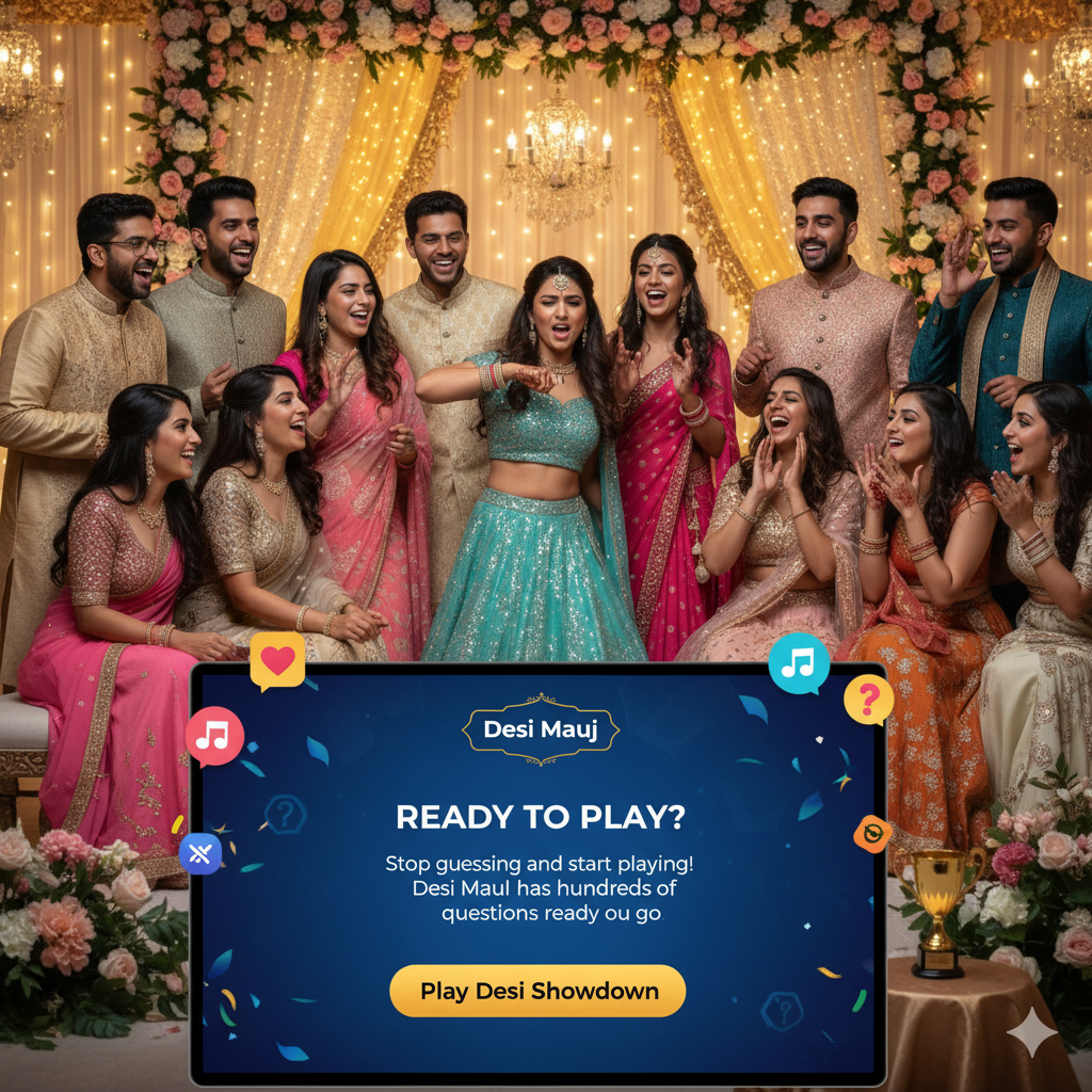 Indian Wedding Games: Icebreakers More Fun Than Antakshari, image size:1024x1024